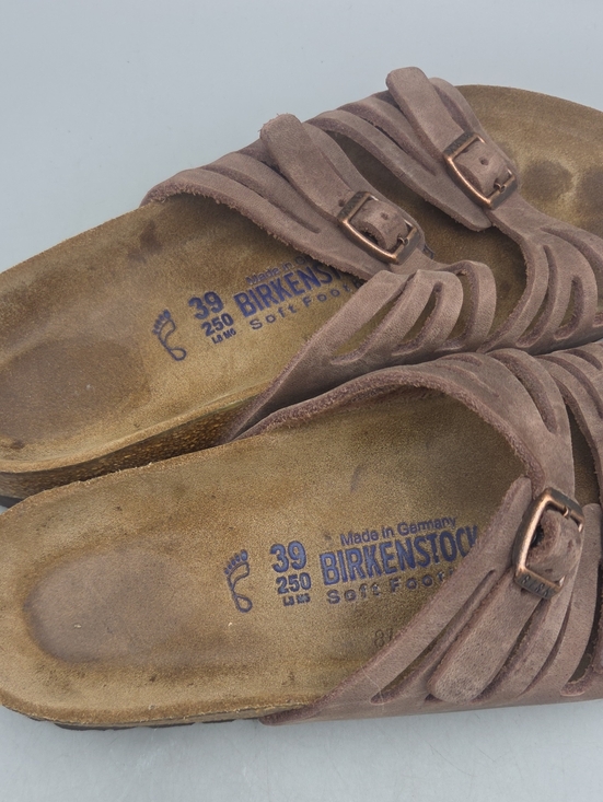 Birkenstock Granada Sandals Women 8 Soft Bed Made In Germany